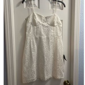 Lulus Lace Floral Dress Straps/